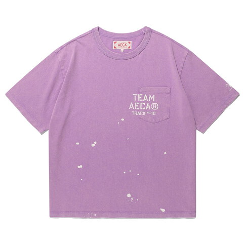 AECA0123-262 口袋短TEE TEAM AECA POCKET PAINTED HALF SLEEVE TEE