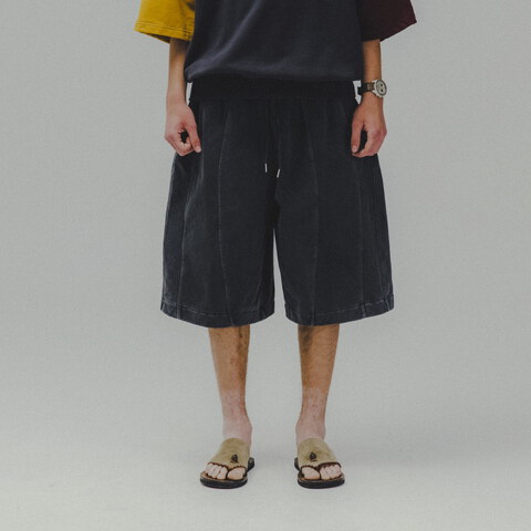 水洗休閒短褲 Iconic Pigment Sweat Half Pants