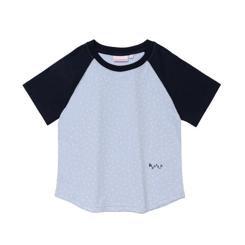 AMES0101-261 撞色短版上衣 TWINKLE RAGLAN CROP TEE