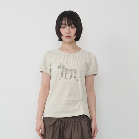 BAUF0101-261 小馬Logo印花上衣 Horse Logo Puff T-Shirt