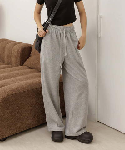 Bellox1107-刺繡四季舒適棉質長褲