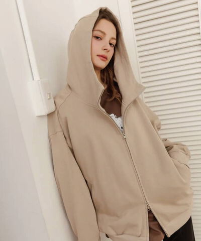 by Bello-男友寬鬆連帽外套