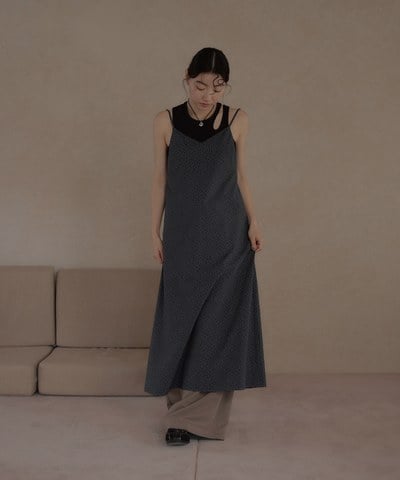 豹抱細肩洋裝
