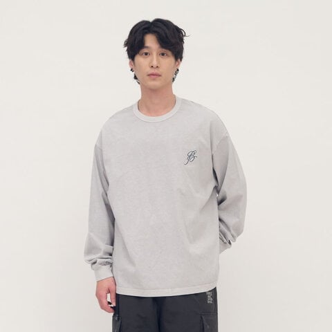 中信聯名水洗刺繡長袖TEE