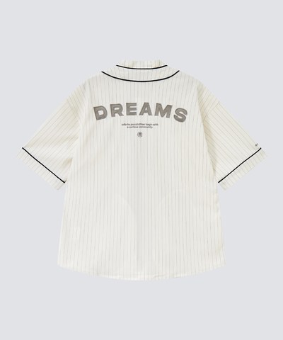 Dreams暗條棒球恤衫