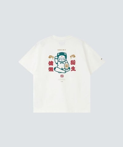 慵懶Print Tee