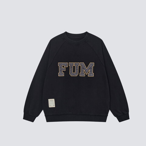 FUM貼布繡洗水衛衣