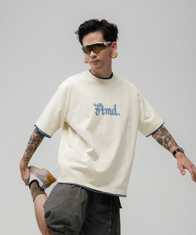品牌LOGO上衣 FTMD. SLUB COTTON TEE