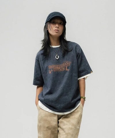 FTM0135-251 水洗短Tee LOGO WASHED TEE
