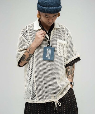 FTM0232-251 抽繩開領襯衫 KNITTED PULLOVER SHIRT