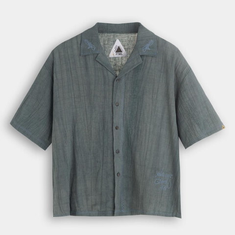 刺繡開領襯衫 Relaxed Earthy Shirt