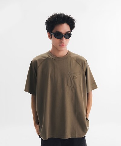 口袋短TEE CONTRAST POCKET TEE