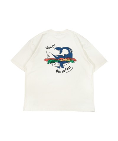 聯名 餵我早餐印花上衣 WHALe Tee