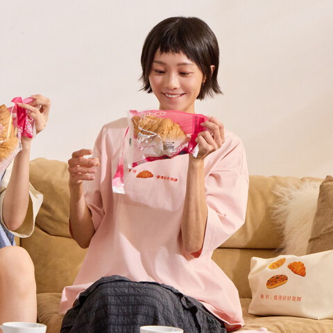 統一麵包聯名麵包刺繡 TEE