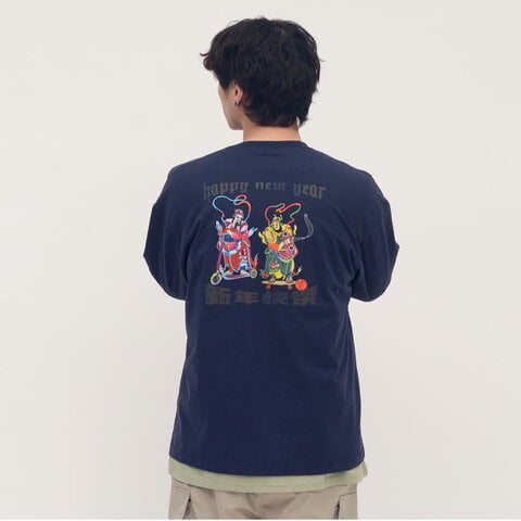 滑板門神長袖TEE