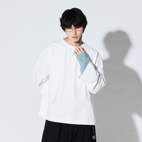 寬版長袖上衣Layered Process LS TEE