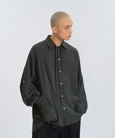 立體口袋襯衫 Relaxed fit Seersucker Shirt