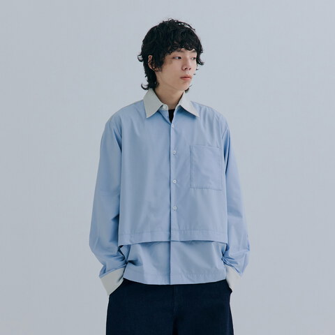 裁短長袖襯衫 Detachable Panel Shirt