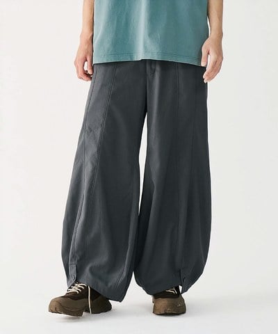 圓闊開衩長褲 Special Cutting Linen Pants