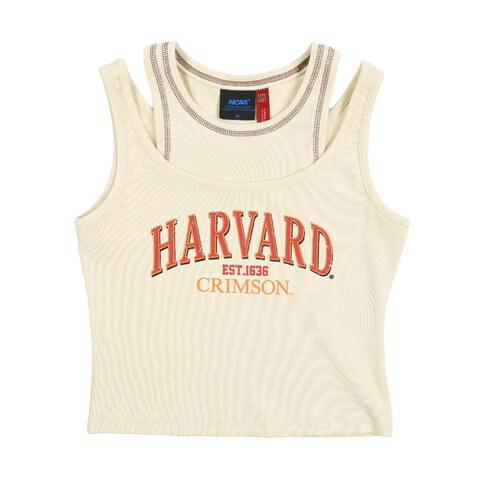 NCAA0508-262 女款假兩件印花背心_HRV