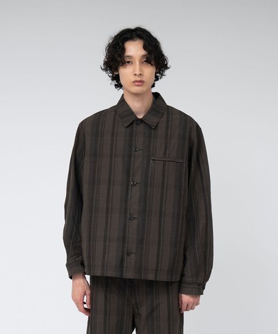 格紋外套 Plaid Dock Jacket