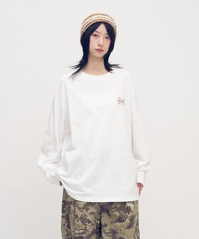 柯基狗狗滑板長TEE