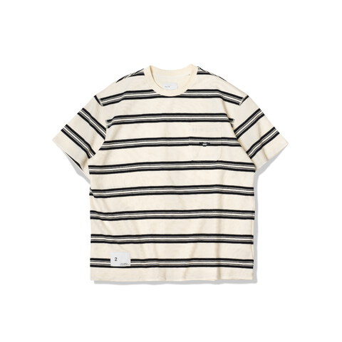 ORD0196-261 空氣層鯨魚尾橫條TEE