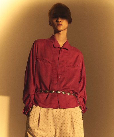 Semi Sheer Western Shirt