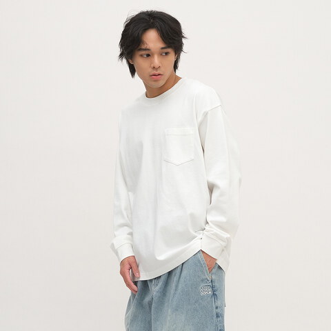 重磅修身秋冬長袖Tee
