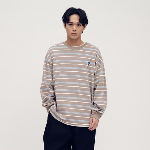 小P社長條紋長袖TEE