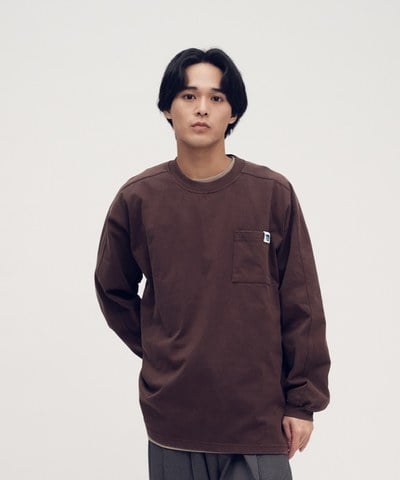 小P社長水洗長袖TEE