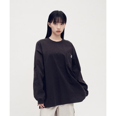 小P社長水洗長袖TEE