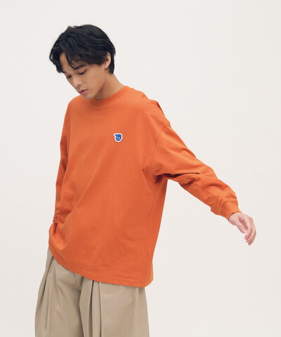 小P社長logo多色長袖TEE