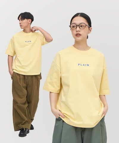 PLN0131 PLAIN多色logo短TEE