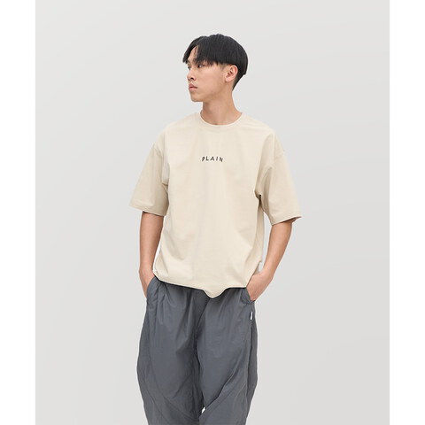 PLAIN多色logo短TEE