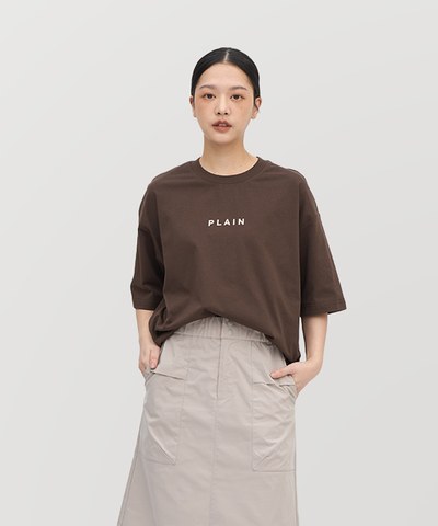 PLN0131 PLAIN多色logo短TEE