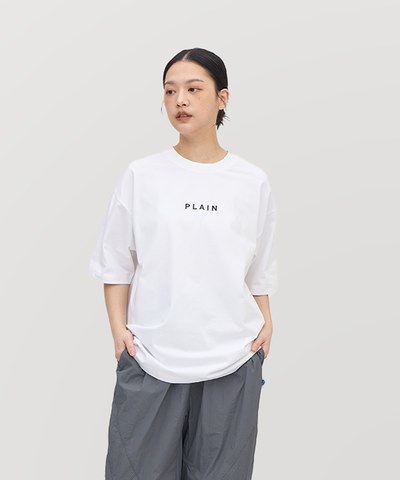 PLN0131 PLAIN多色logo短TEE