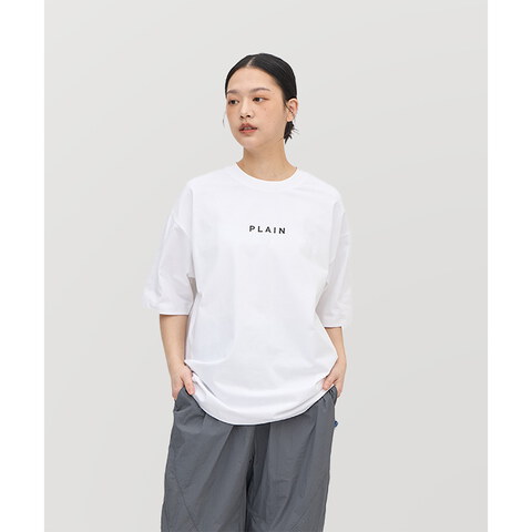 PLAIN多色logo短TEE