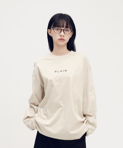 PLAIN 多色logo長TEE