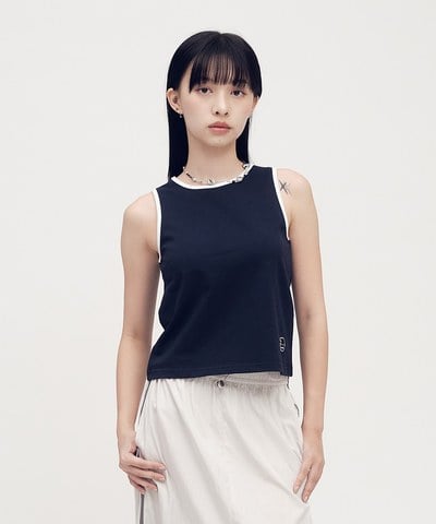 小P社長滾邊背心
