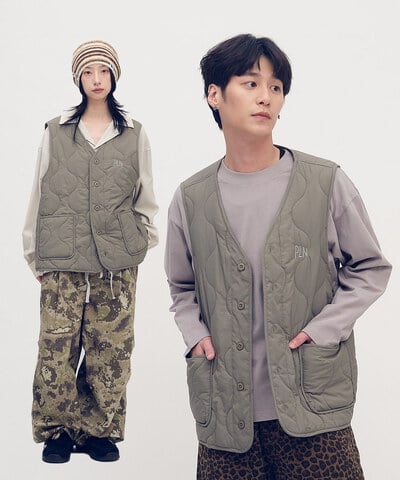 刺繡logo絎縫內膽背心