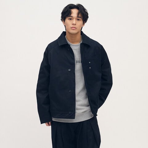 clip by clip MEMO口袋棉質夾克