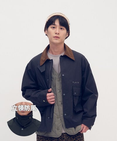 抗撕裂多口袋短版狩獵外套