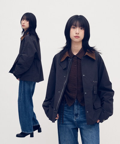 抗撕裂多口袋短版狩獵外套