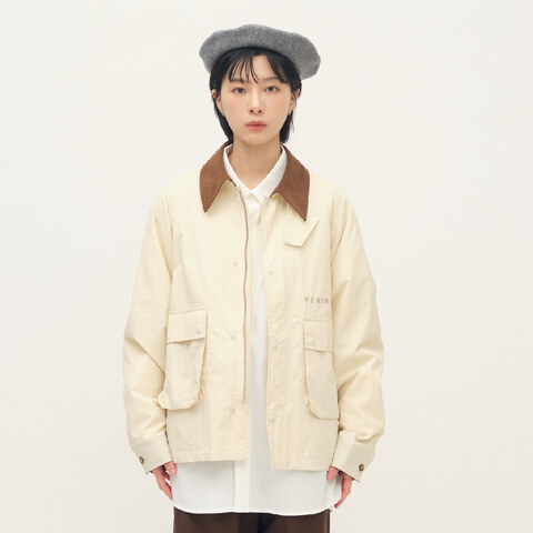 抗撕裂多口袋短版狩獵外套