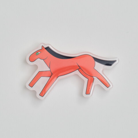 馬到成功磁鐵徽章