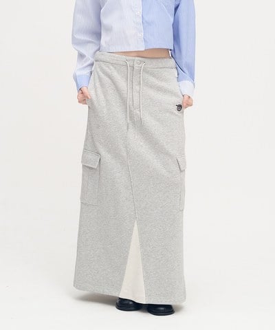 小P社長拼接棉裙