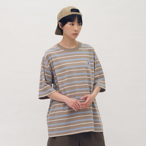 小P社長條紋短袖TEE