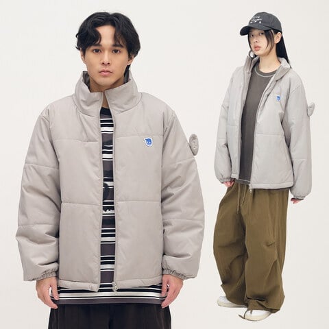 小P社長鋪棉立領外套