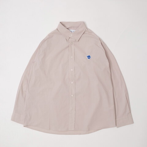 小P社長logo經典BD長袖襯衫